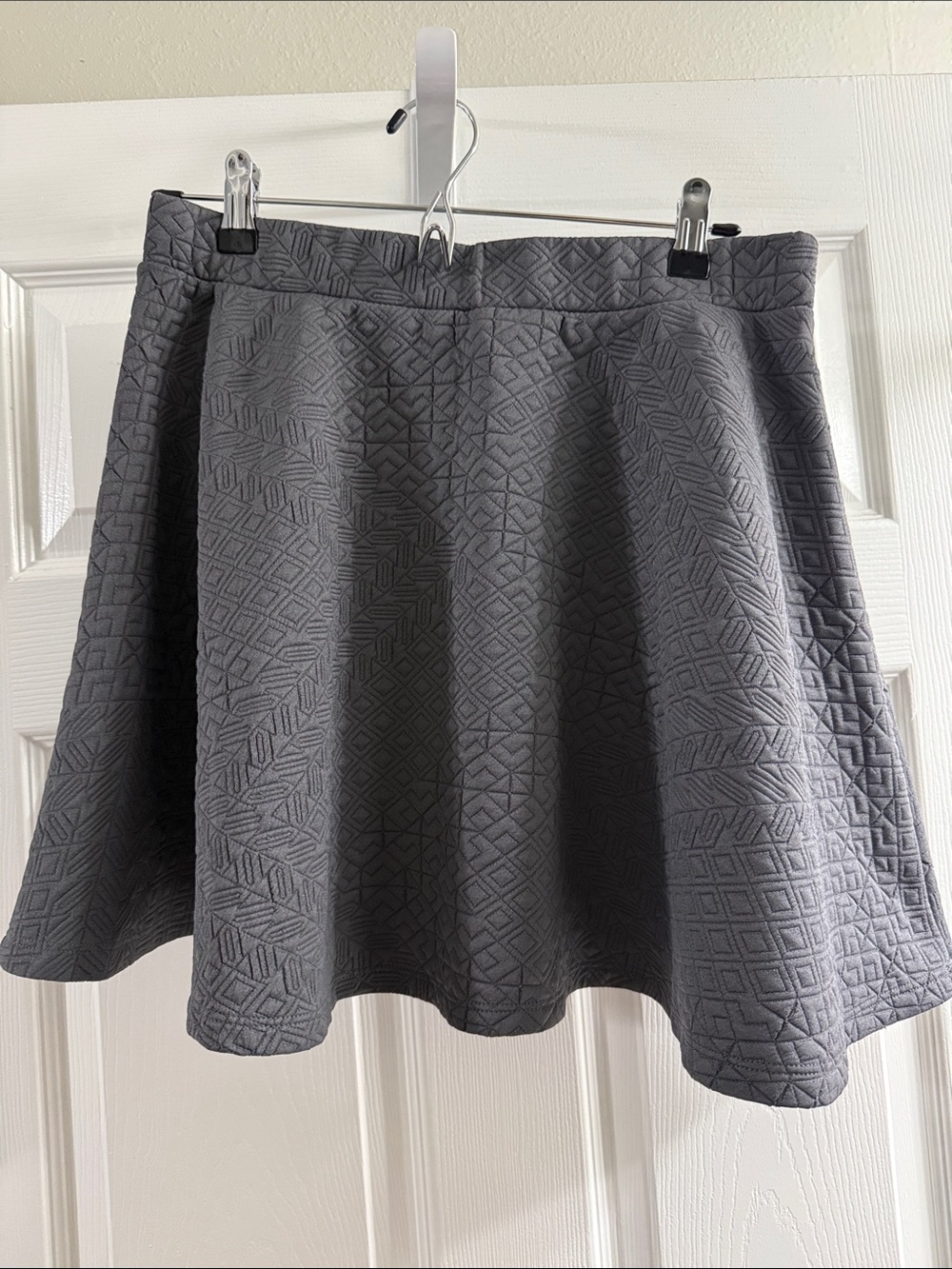 Mossimo Supply Co. Dark Gray Quilted Circle Skirt